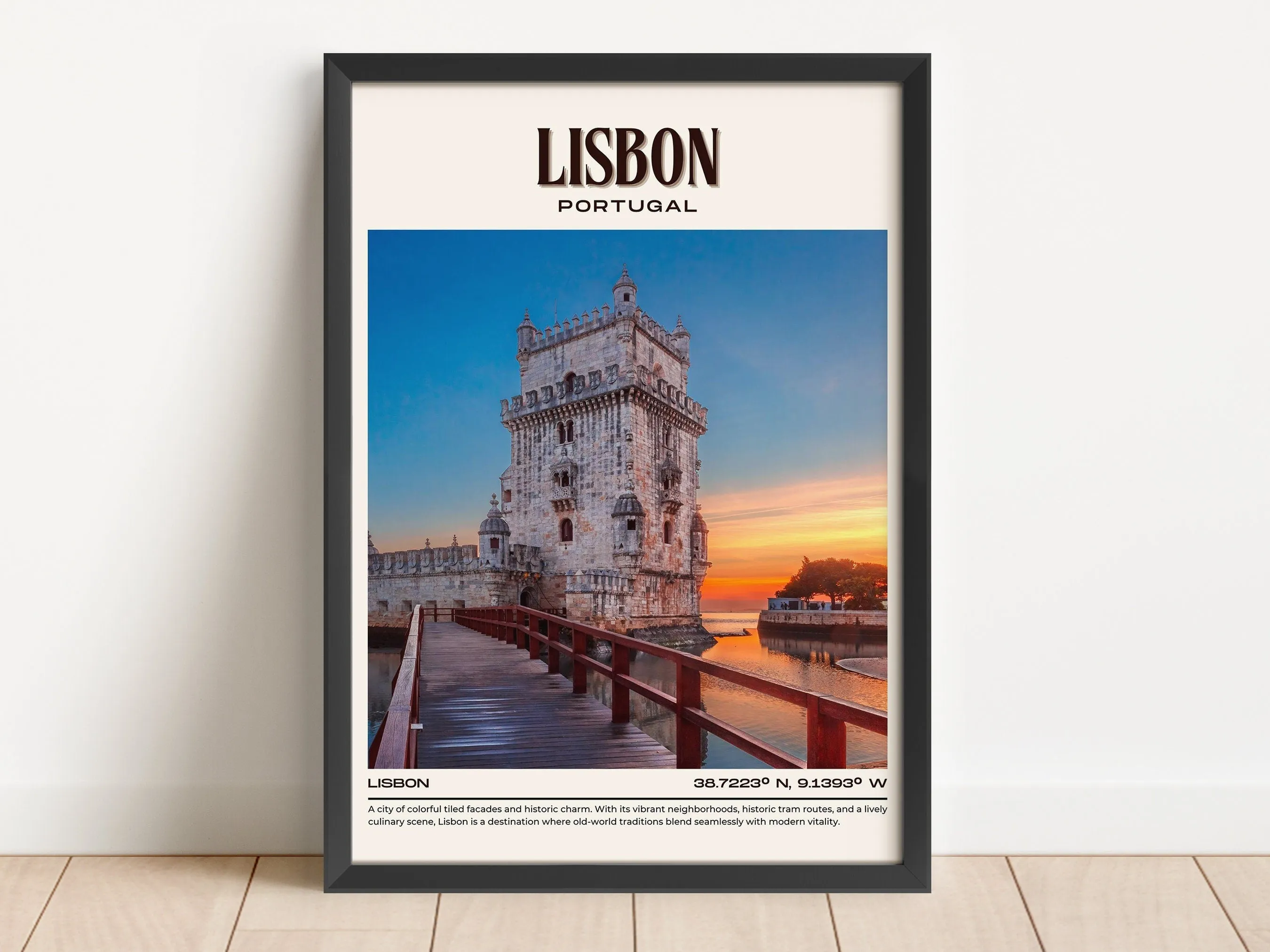 Lisbon Vintage Wall Art, Portugal