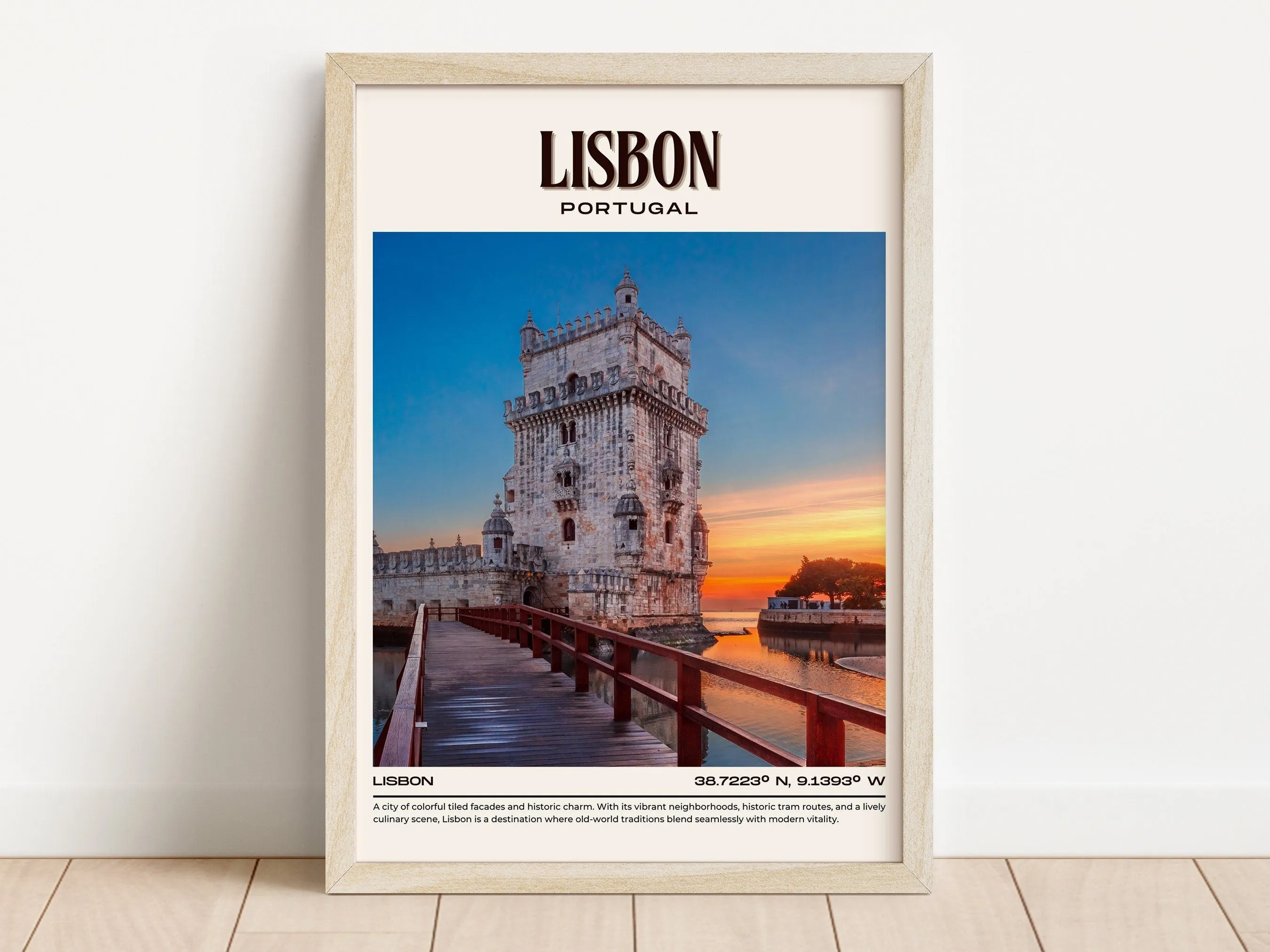 Lisbon Vintage Wall Art, Portugal