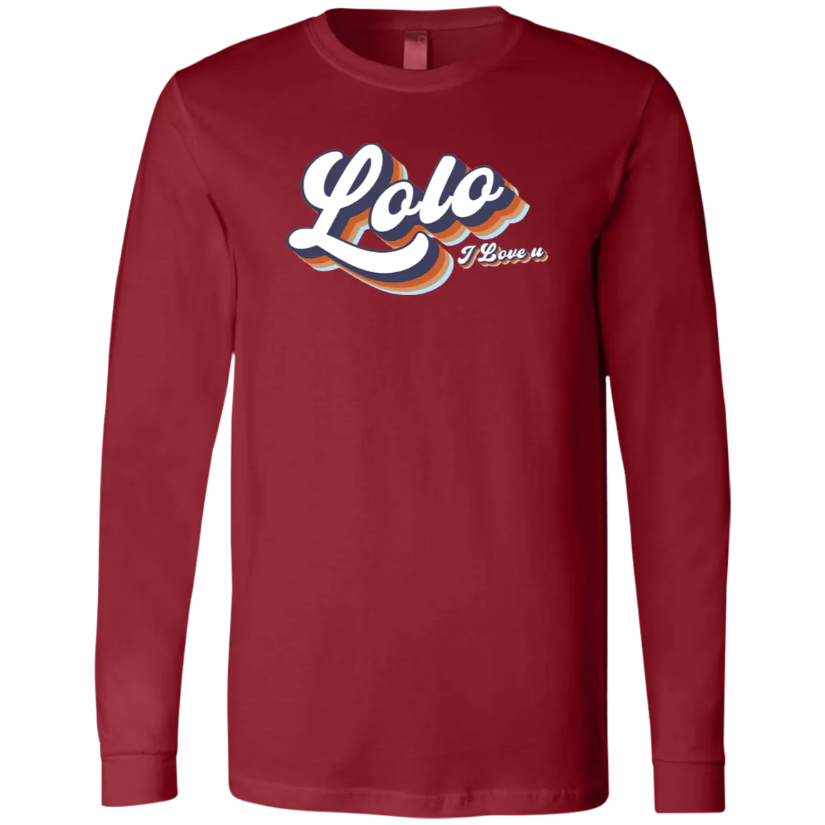 Lolo I Love U Unisex Jersey Long Sleeve T-Shirt