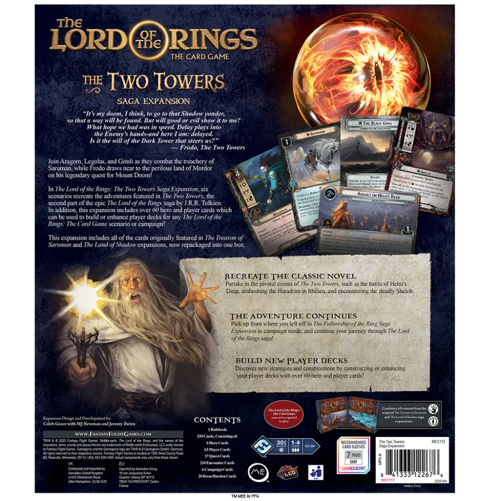 Lord of the Rings LCG - The Two Towers Saga Expansion