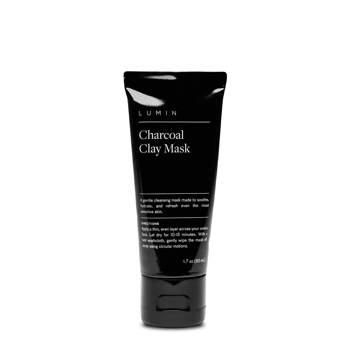 Lumin Men's Facial Cleansing Charcoal Clay Mask 1.7 oz.