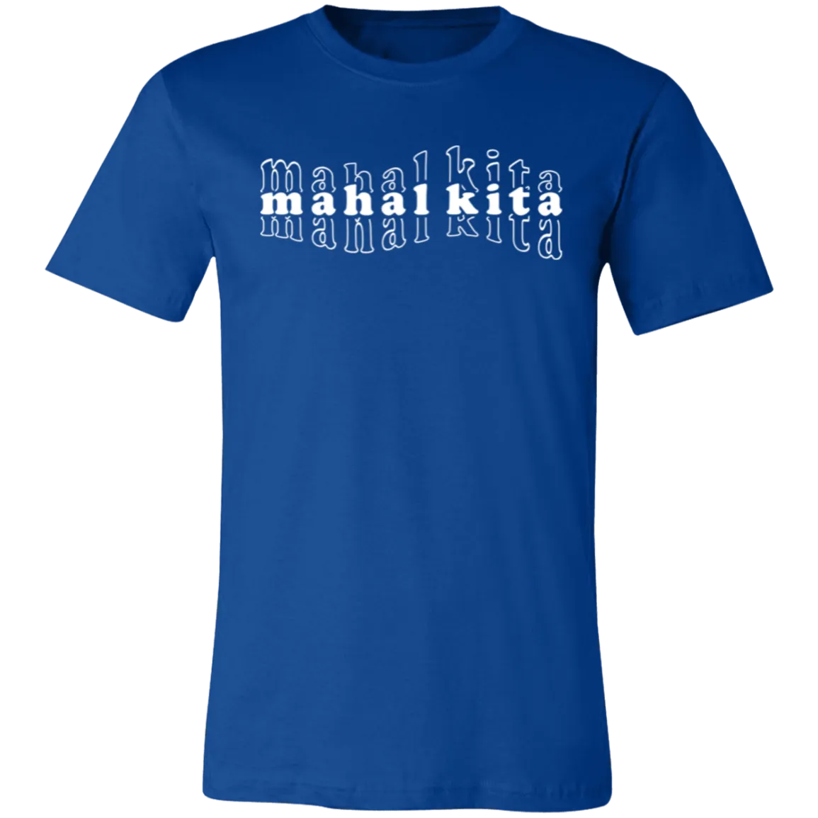 Mahal Kita Mesh Warp Unisex Jersey T-Shirt