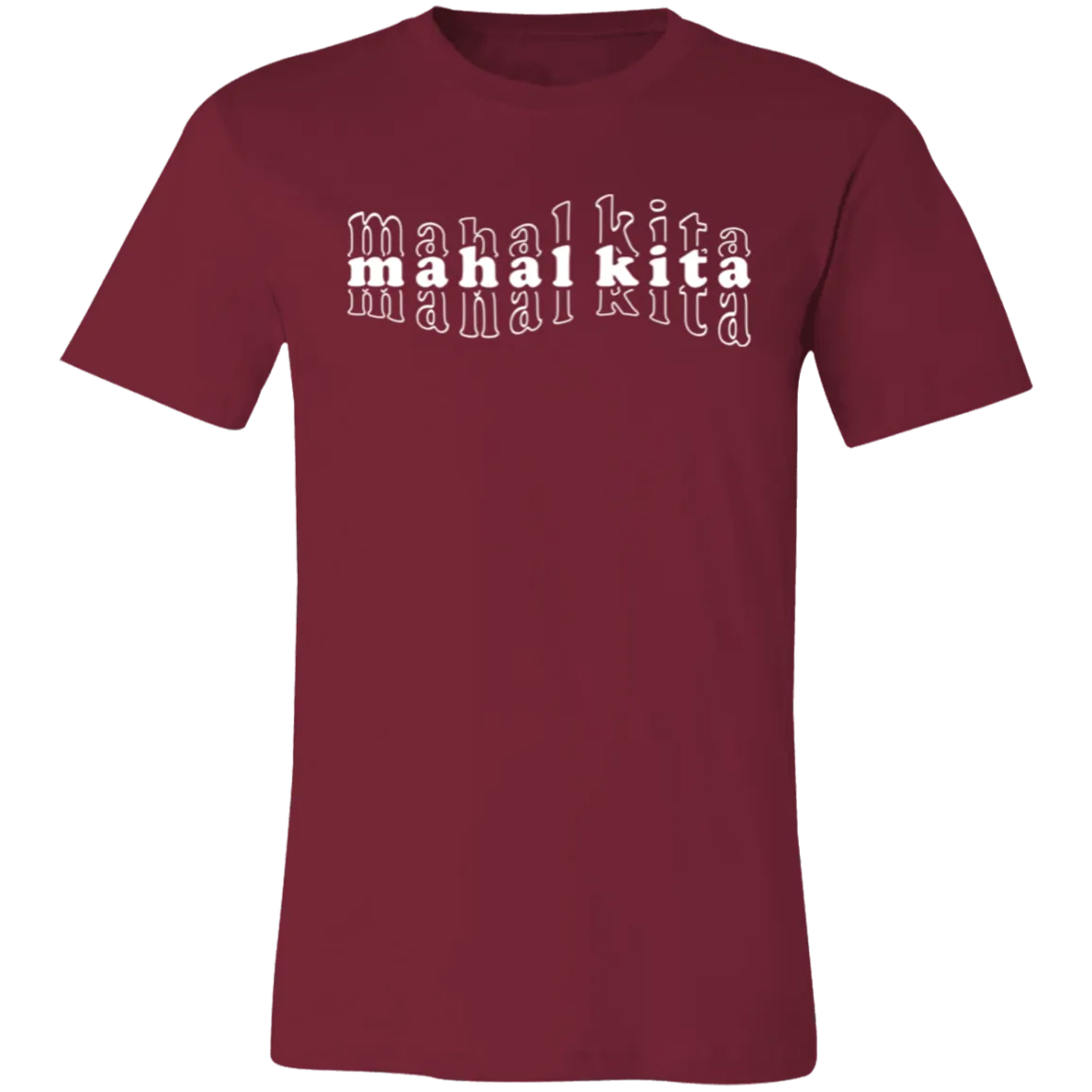 Mahal Kita Mesh Warp Unisex Jersey T-Shirt