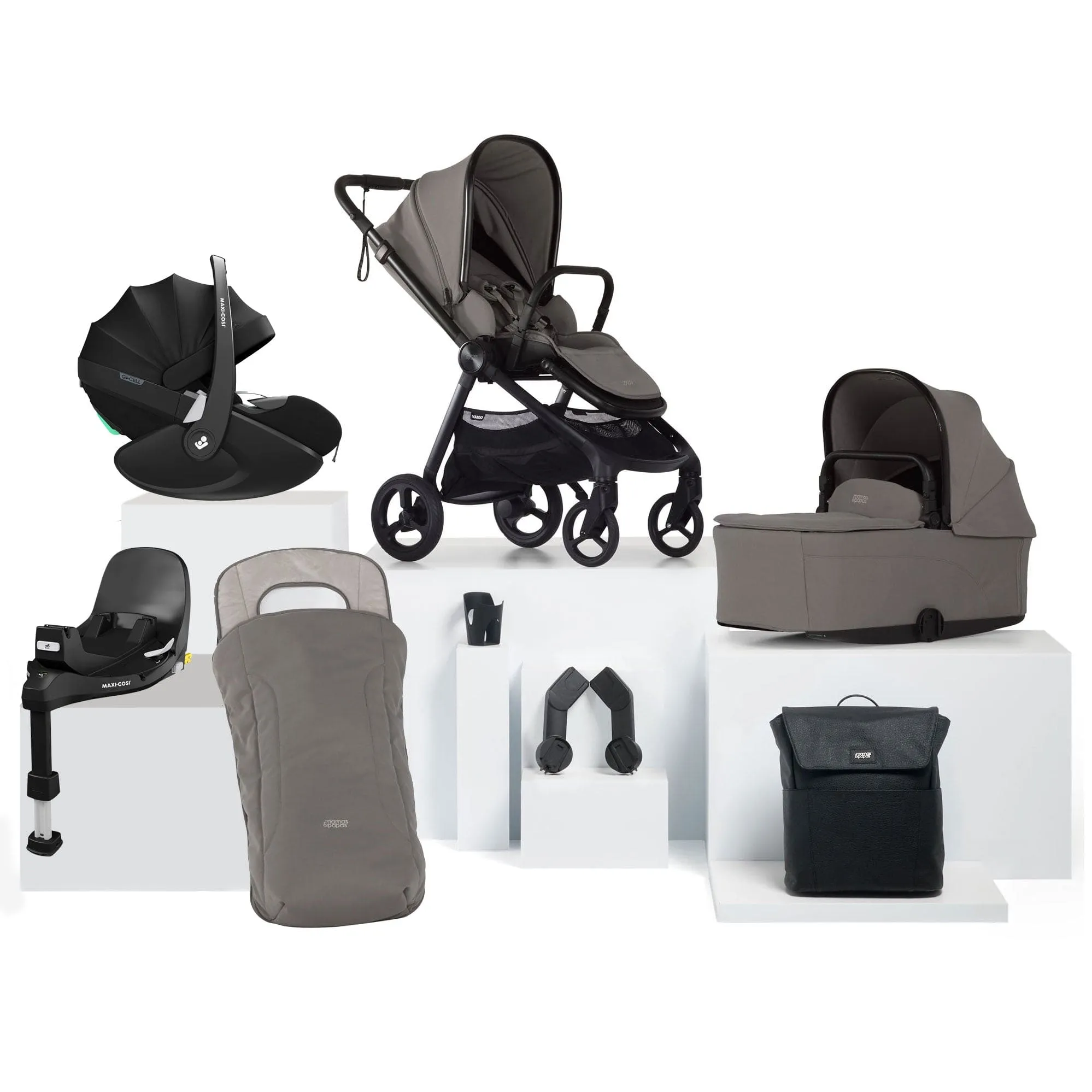 Mamas & Papas Vardo Complete Maxi-Cosi Bundle in Storm