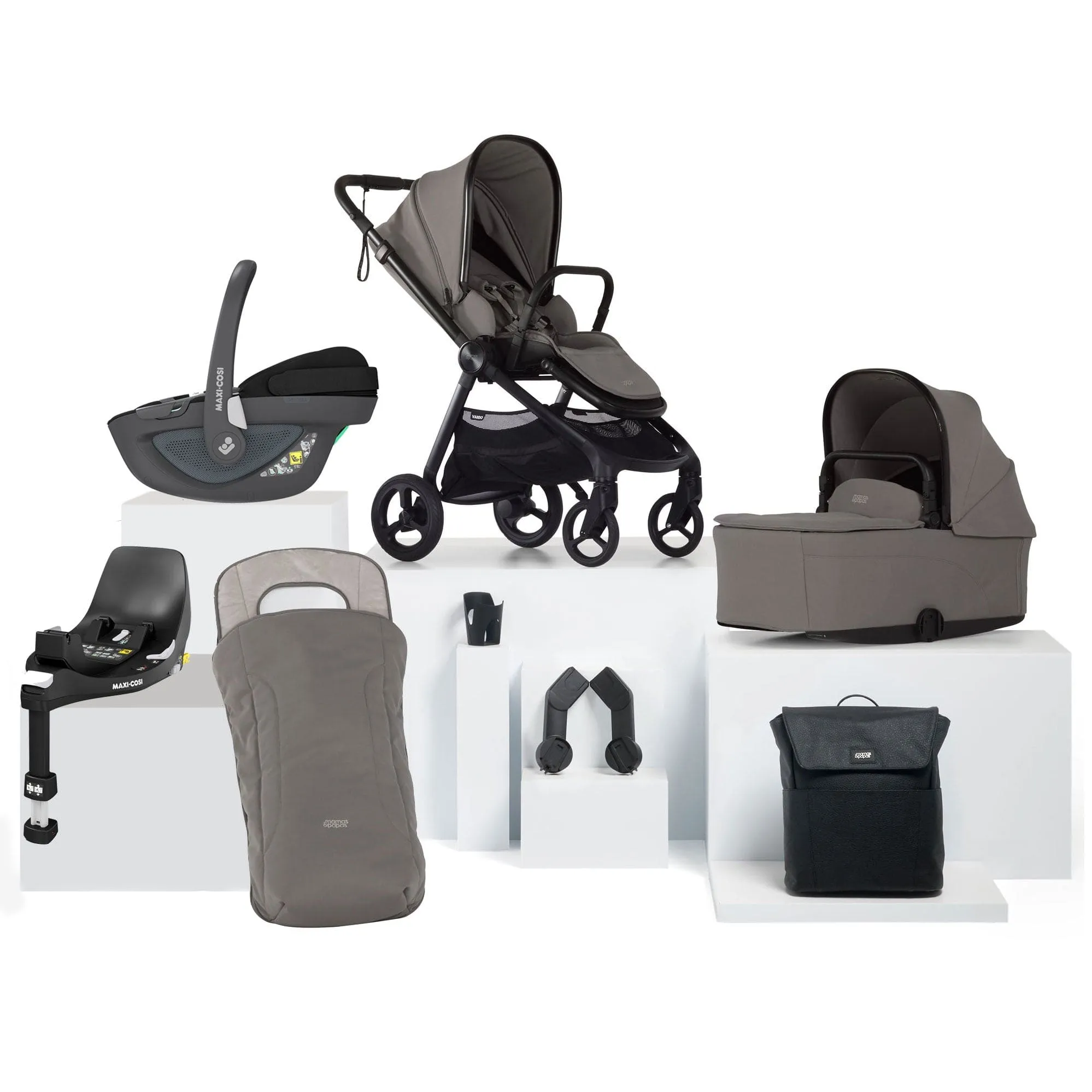 Mamas & Papas Vardo Complete Maxi-Cosi Bundle in Storm