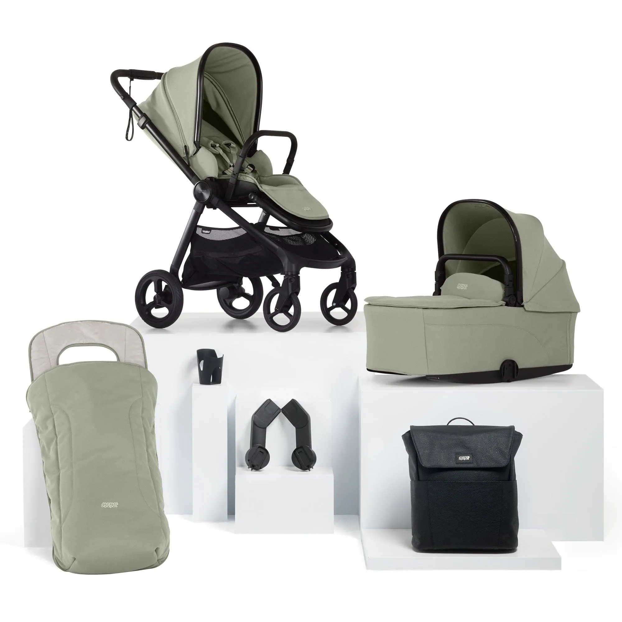 Mamas & Papas Vardo Essential Bundle - Sage
