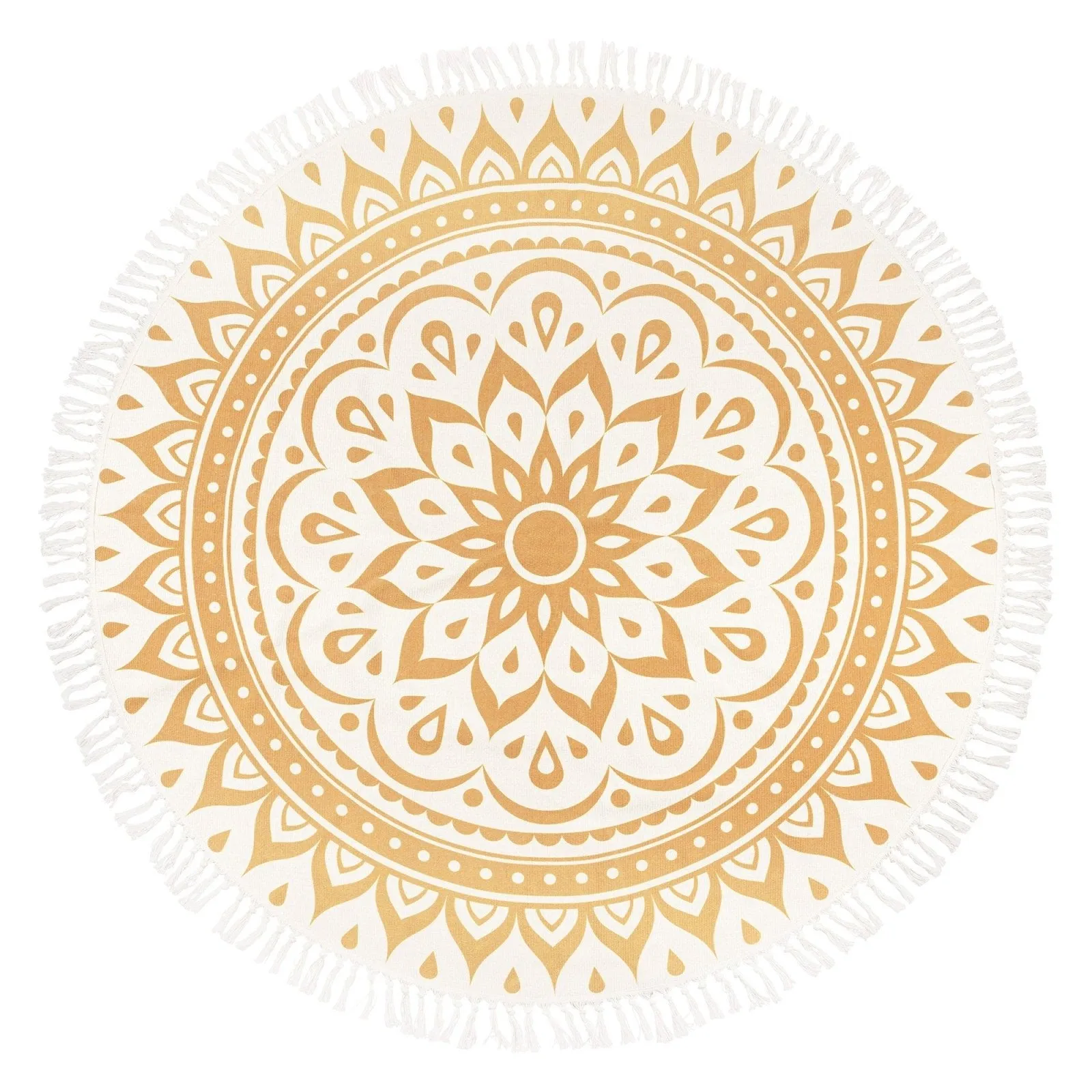 Mandala Meditation & Sound Bath Rug - 6.5 feet / 200 cm