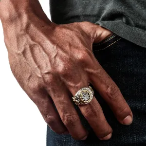 Marijuana Cannabis Leaf Sterling Silver Ring