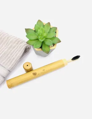 Me Mother Earth Bamboo Travel Toothbrush Case