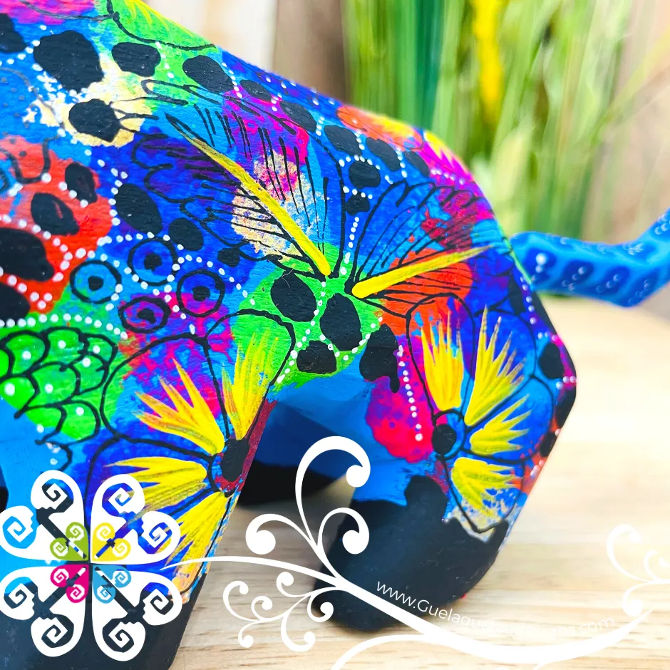 Medium Bull Alebrije- Handcarve Wood Decoration Figure