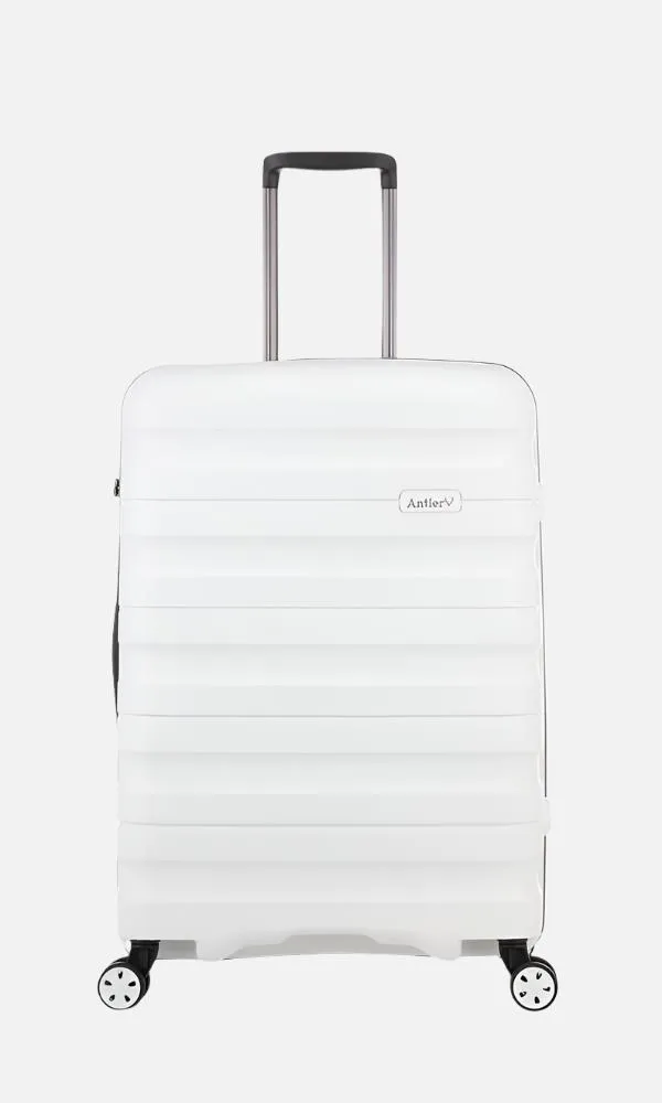 Medium Suitcase in White - Lincoln