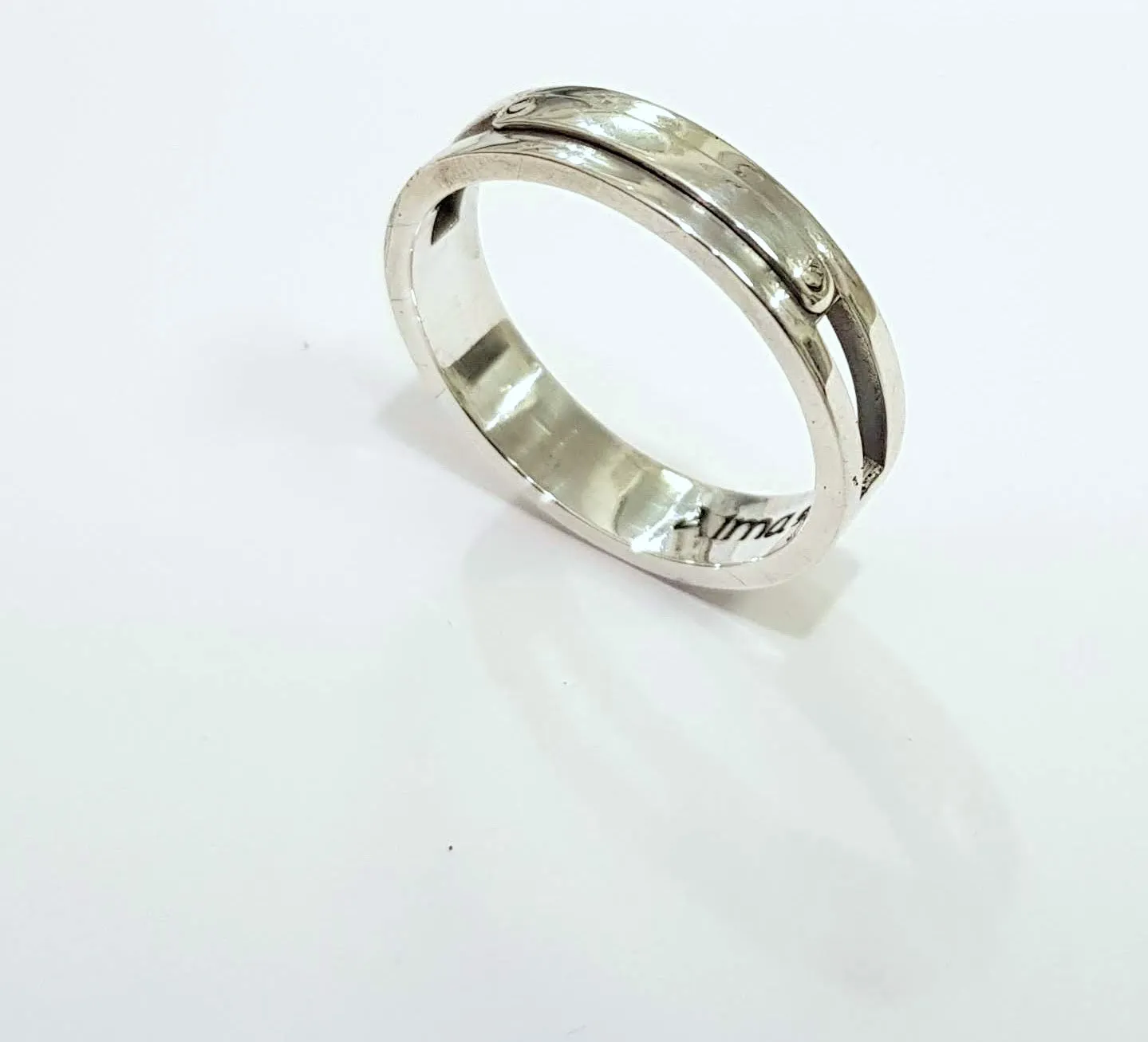 Men ring, Masculine ring, Sailor ring, Skipper ring