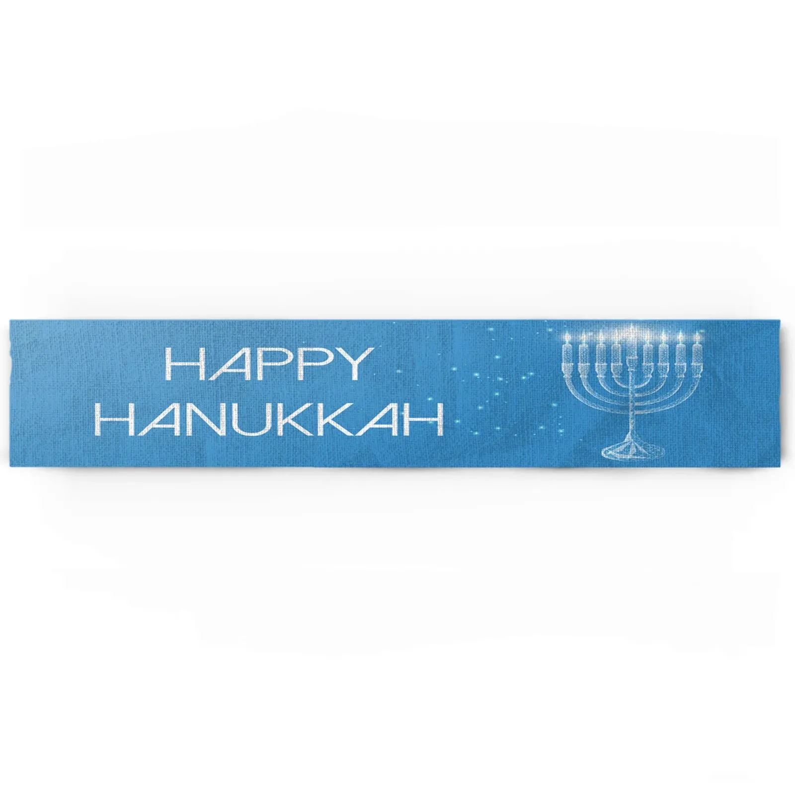 Menorah Tablecloth Hanukkah Dining Decor Wedding Party Table Cover Rectangular Coffee Desk Cloth Home Kitchen Decoration Nordic