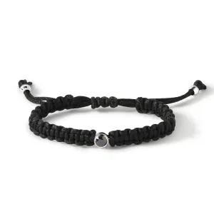 Mens Black Diamond Silk Paracord Bracelet