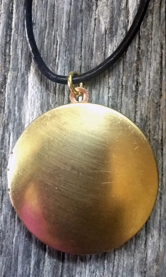 Men's Custom Secret Message and Photo Locket