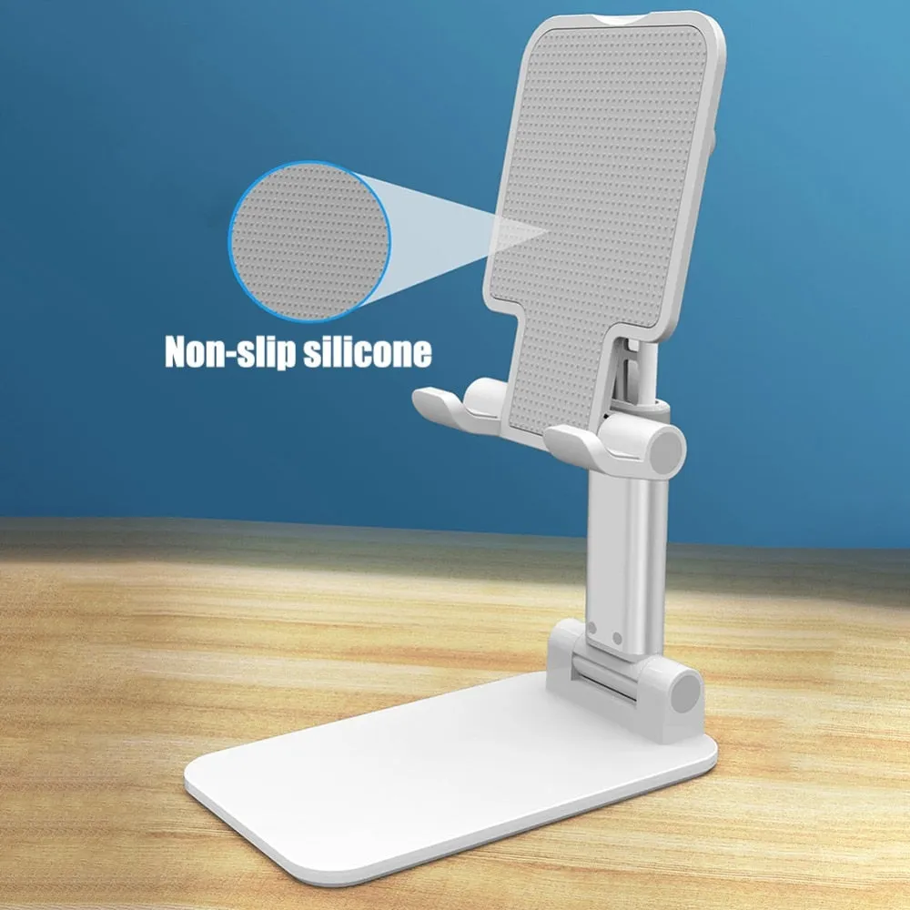 Metal Desktop Tablet Holder Foldable Extend Support Desk Mobile Phone Holder Stand