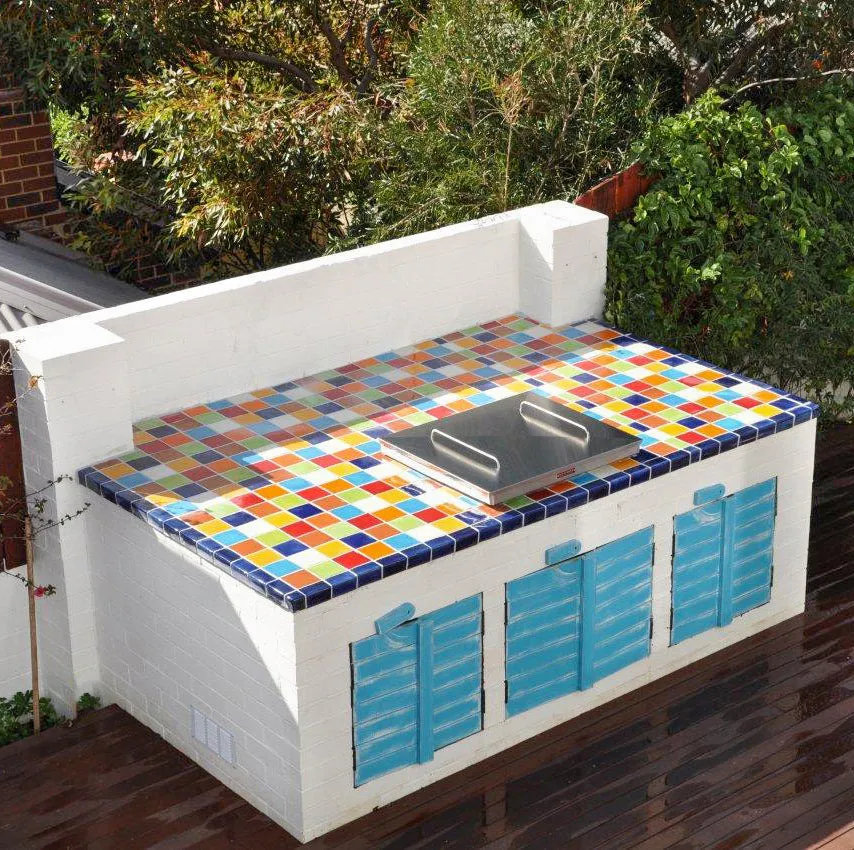 Mexican Talavera Ceramic Solid Tile: Turquoise