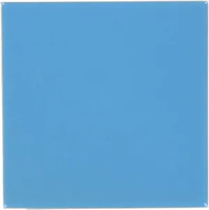 Mexican Talavera Ceramic Solid Tile: Turquoise