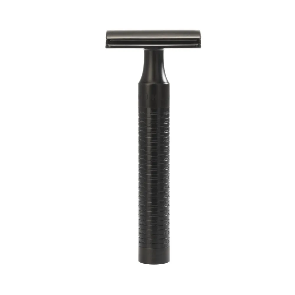 MÜHLE ROCCA Safety Razor, Black Stainless Steel