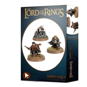 Middle-earth Frodo Baggins, Samwise Gamgee and Gollum in Emyn Muil