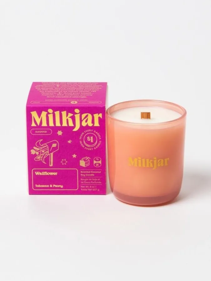 MILK JAR CANDLE CO 8oz Elevated Candle