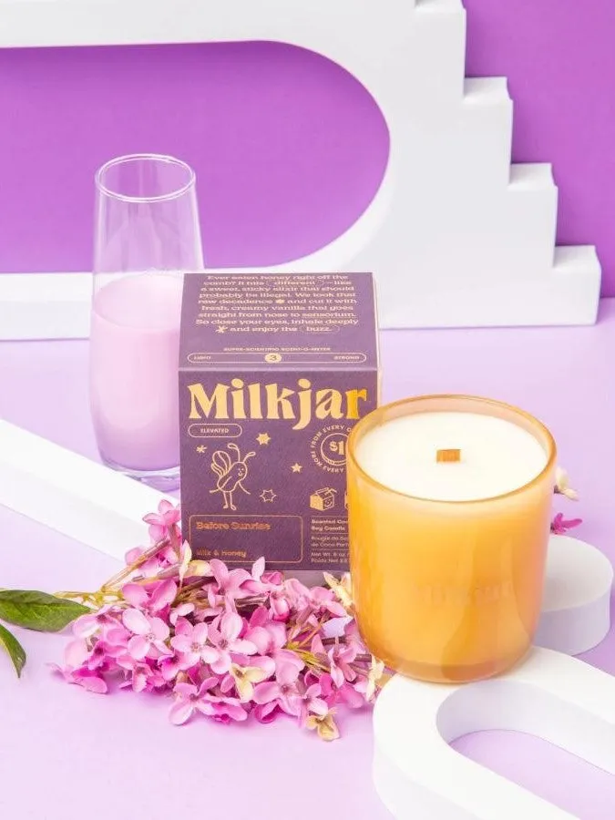 MILK JAR CANDLE CO 8oz Elevated Candle