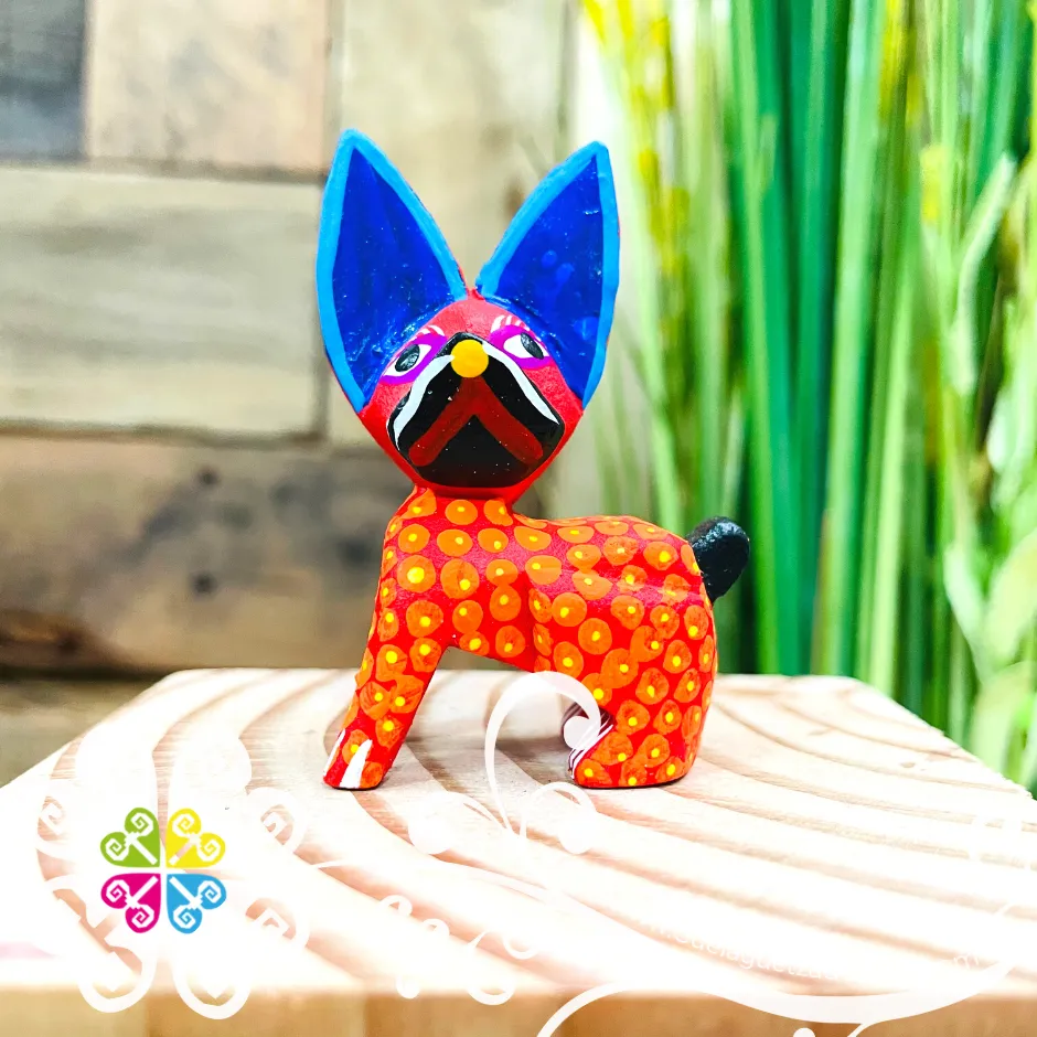 Mini Bulldog Dog Alebrije