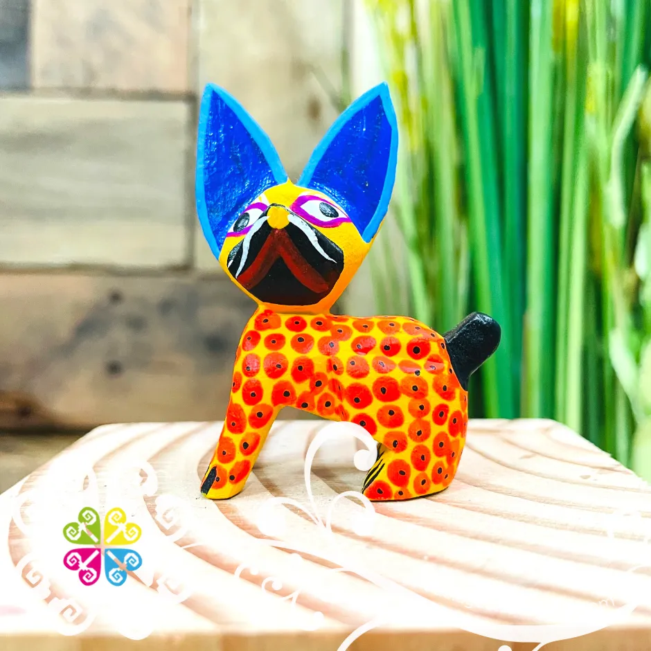 Mini Bulldog Dog Alebrije