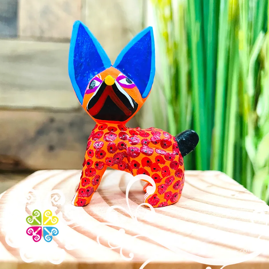 Mini Bulldog Dog Alebrije