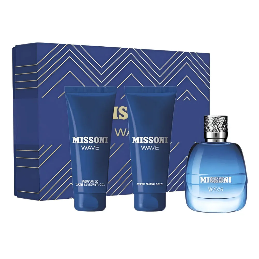 Missoni Wave Pour Homme Eau De Toilette Gift Set For Men