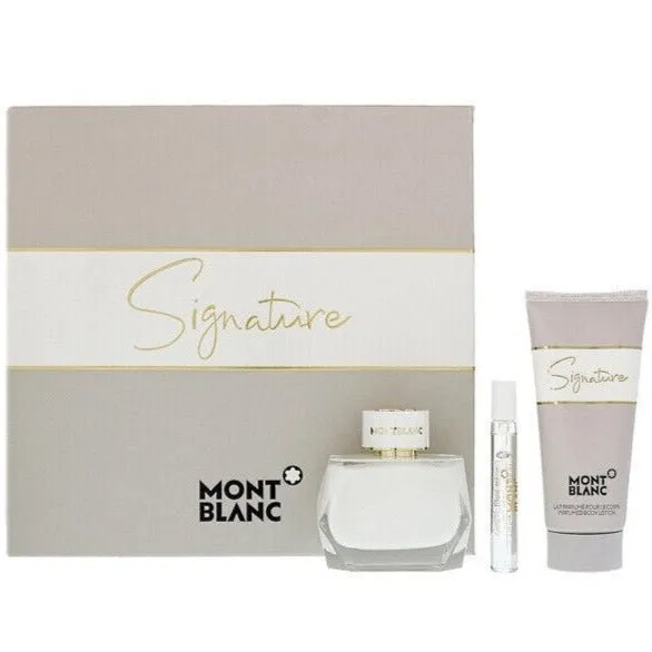Montblanc Signature for Women Travel / Gift 3pcs SET