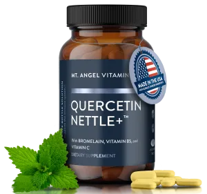 Mt. Angel Vitamins Quercetin Nettle  - Your Essential Partner for Seasonal Support | 60 Tablets