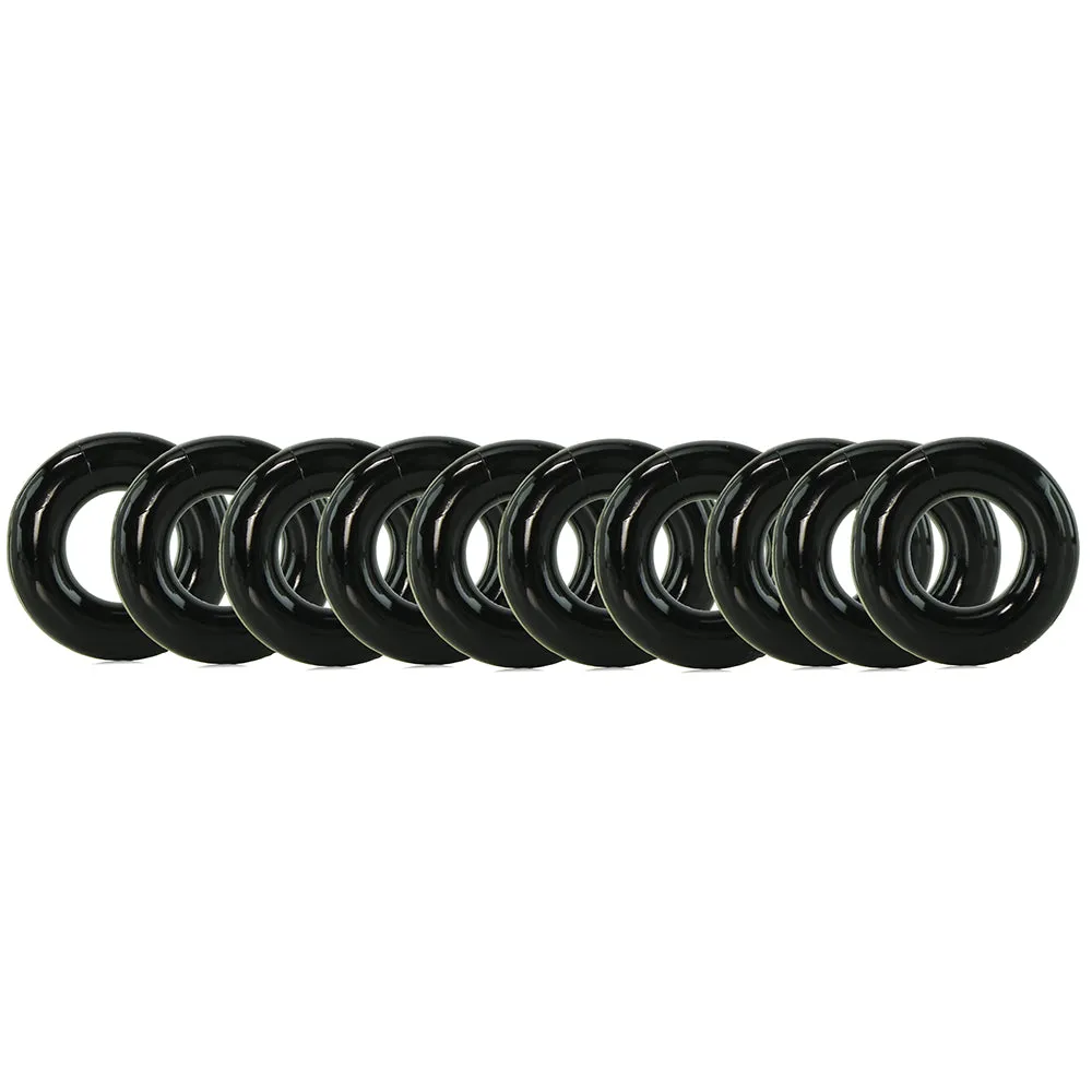 My Ten Erection Rings Tight Firm Rings Black