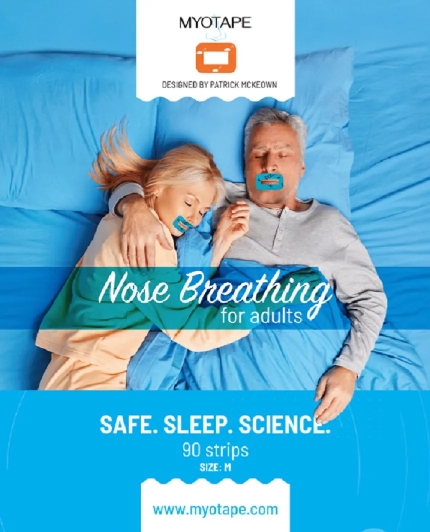 MyoTape - Nose Breathing Mouth Tape for Adults (Medium or Large)