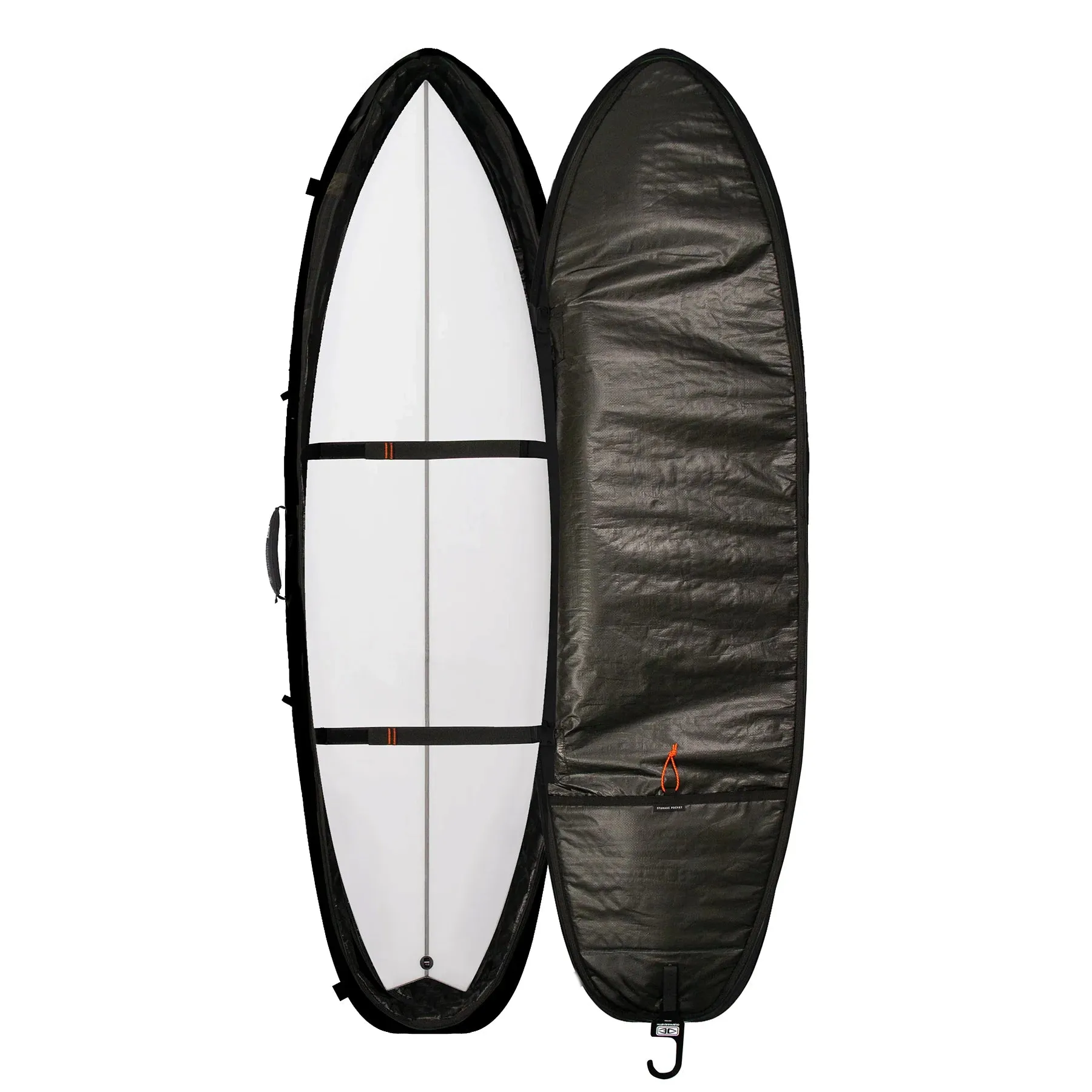 OCEAN & EARTH HYPA FISH/SHORT TRAVEL COVER 2 BOARD 8'0