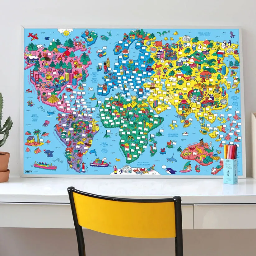 OMY School Posters (68 x 48cm) - 4 Designs