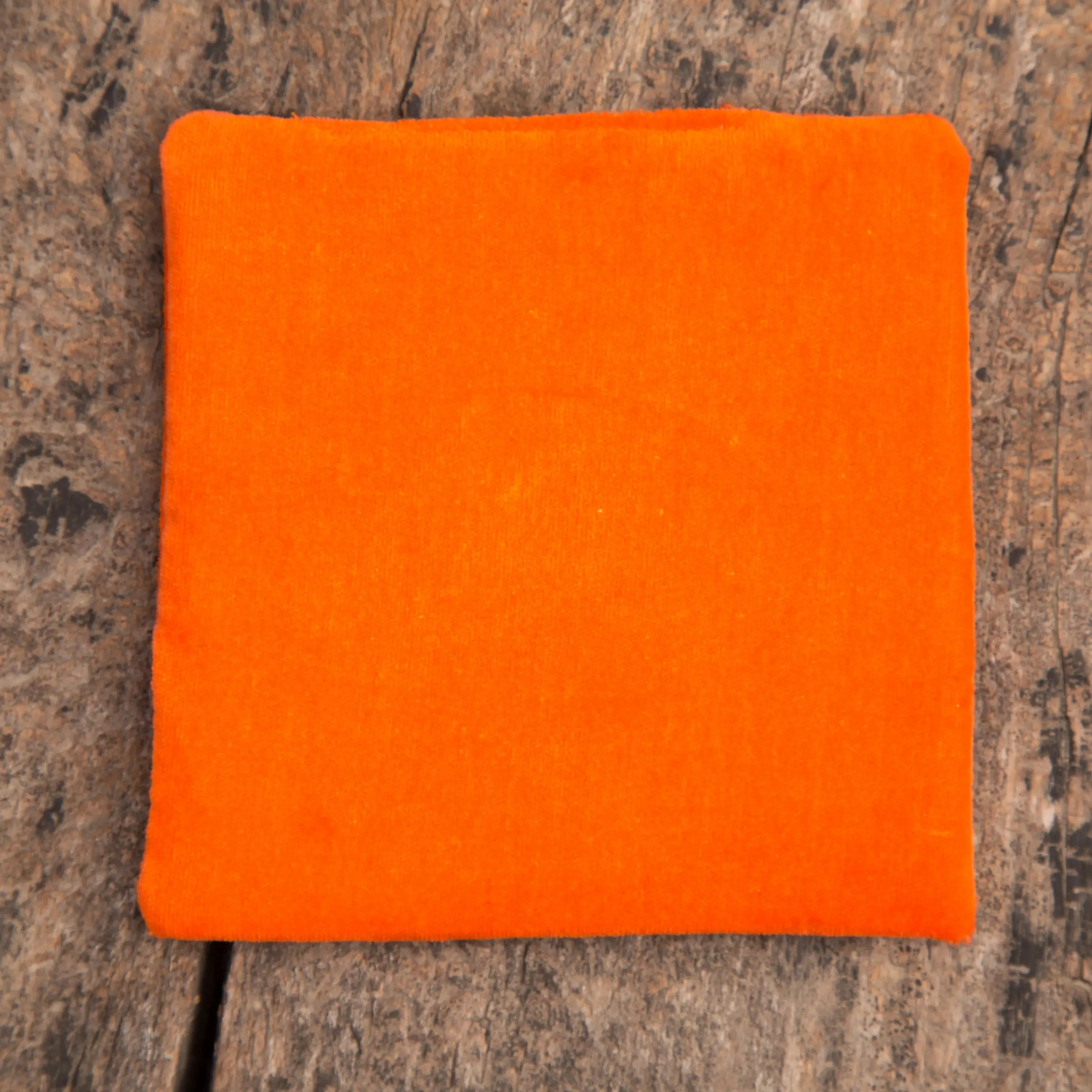 Orange Square Shape Singing Bowl Cushion
