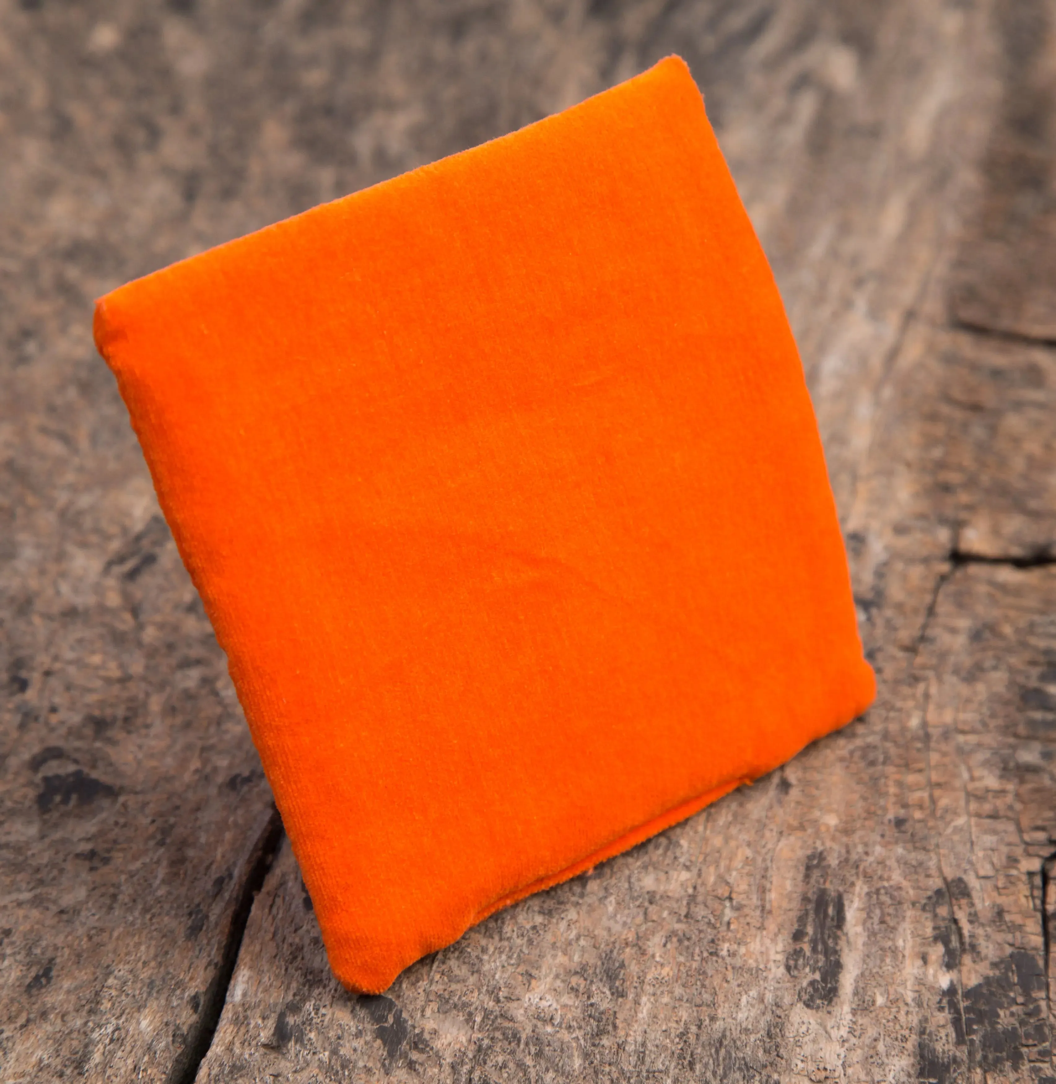 Orange Square Shape Singing Bowl Cushion