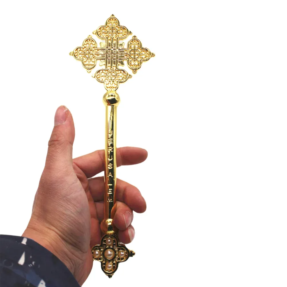 Orthodox Cross Hand For Priests Catholic Church Utensils Cross Christ Crucifix Christmas Religious Gift