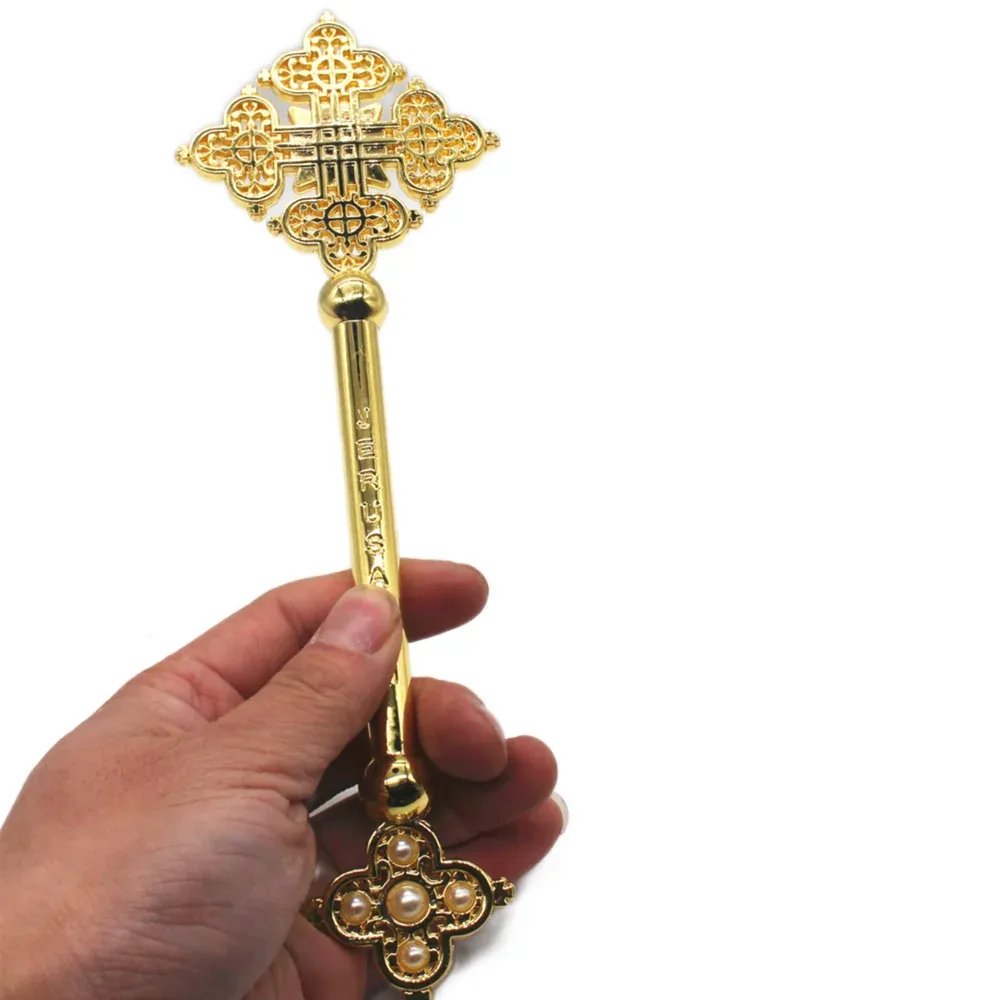 Orthodox Cross Hand For Priests Catholic Church Utensils Cross Christ Crucifix Christmas Religious Gift