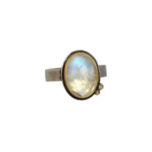 Oval Moonstone Ring