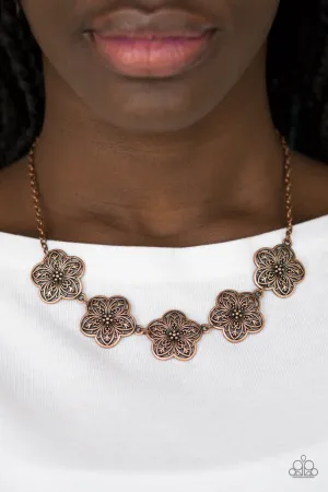Paparazzi Garden Groove Necklace Copper