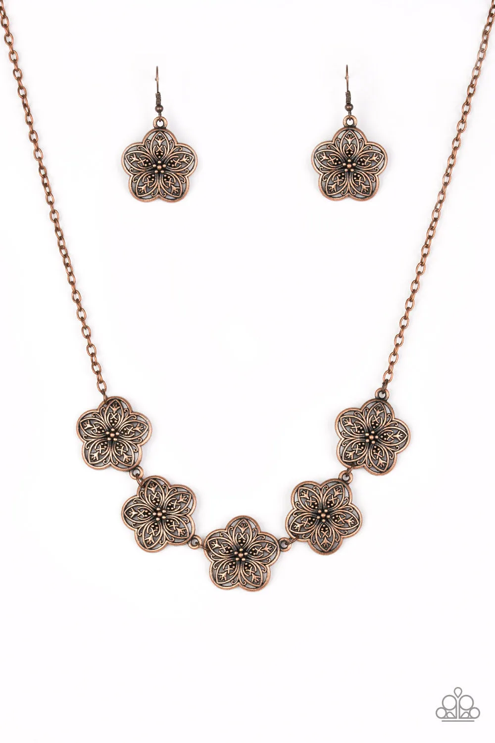 Paparazzi Garden Groove Necklace Copper