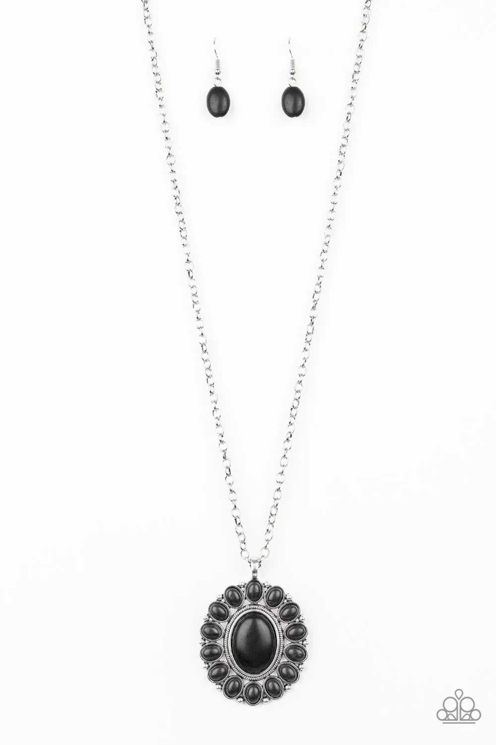 Paparazzi Rancho Roamer Necklace Black & Room to Roam Bracelet Black