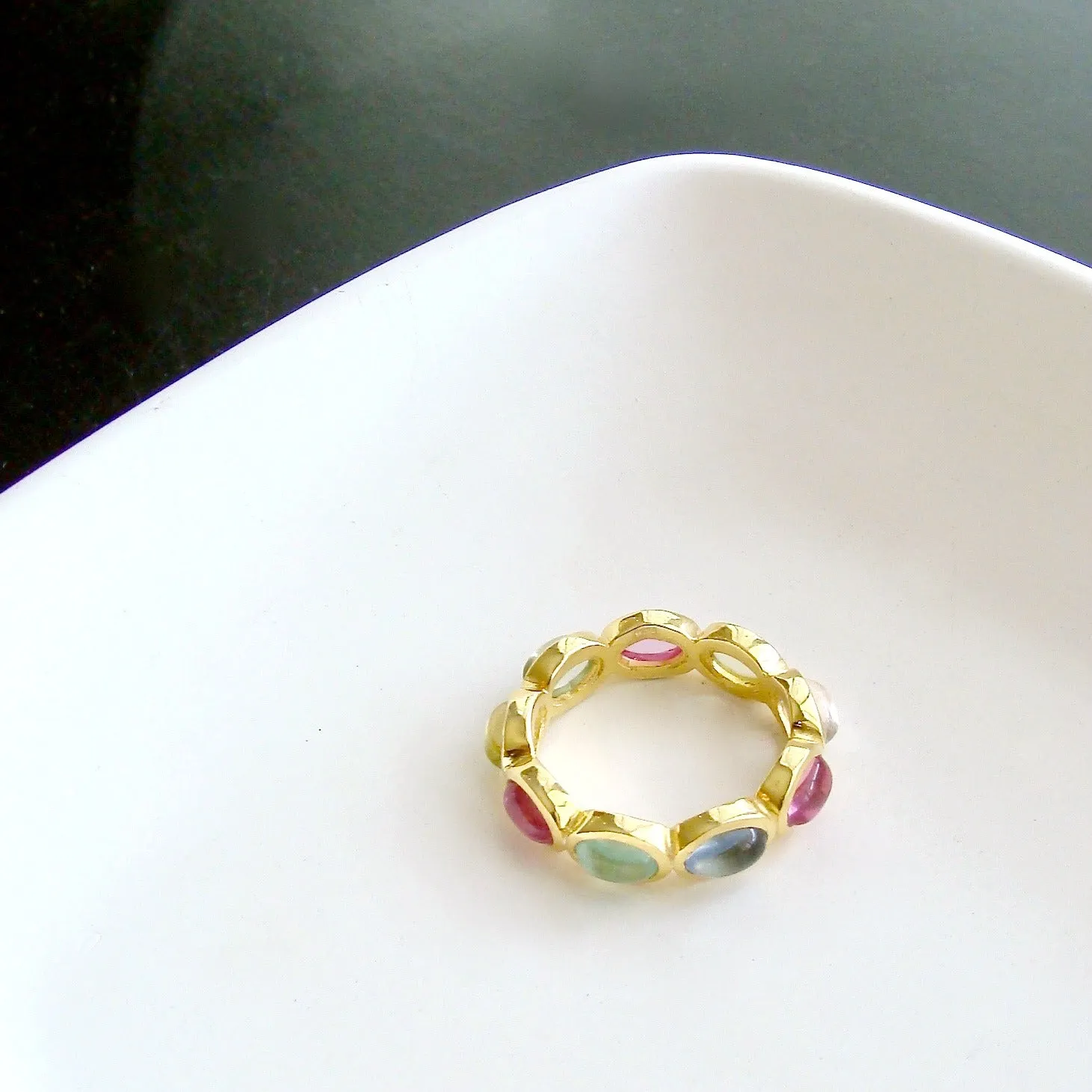 Pastel Quartz Stacking Ring