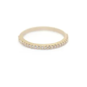 Pave Slender Band