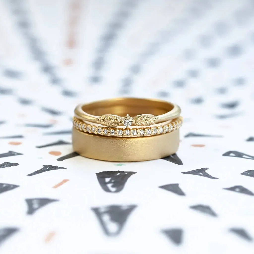 Pave Slender Band
