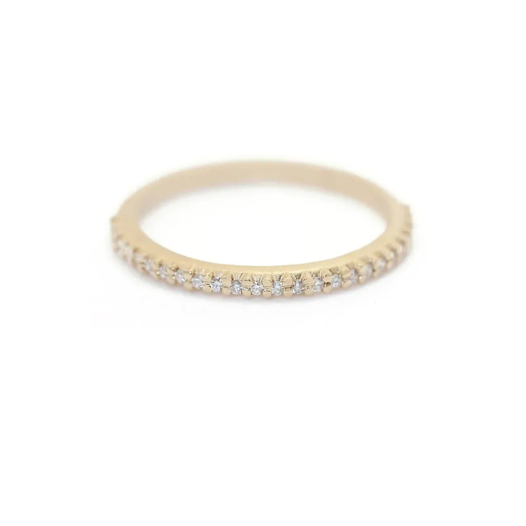 Pave Slender Band