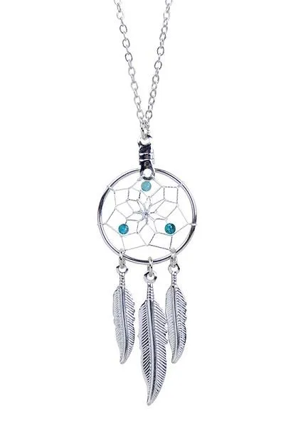 Pendant Dreamcatcher Birthstone March