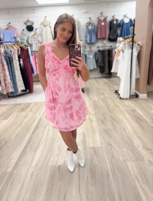 Petal Pretty Pink Mini Dress